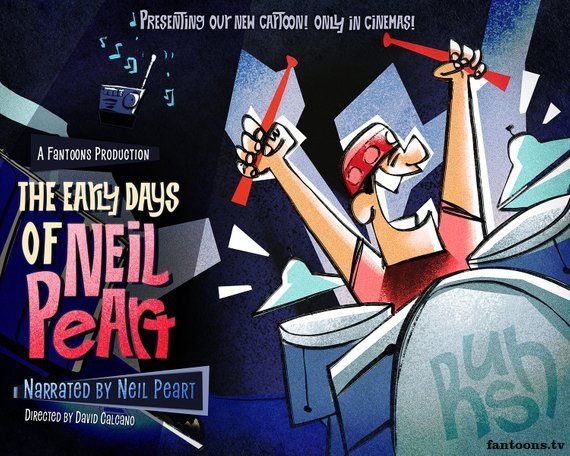 Fantoons's tweet photo. Celebrate the anniversary of Neil Peart's first performance with @Rushtheband with an official print from our animated short! https://t.co/5xR8SAIUaL https://t.co/UcLkcujwwP
