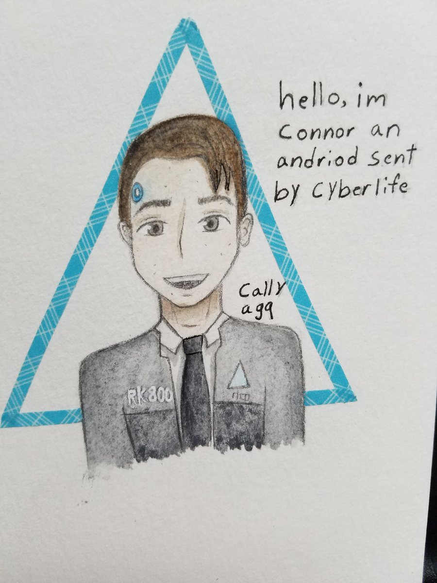 AmzinGamerQueen's tweet photo. And last but certainly not least my favorite boy (along with sumo of course) Connor!! I just love him sm also i didnt post kara because i didnt like how it turned out but its on my Instagram if you wanna see it https://t.co/knivpqWwv0