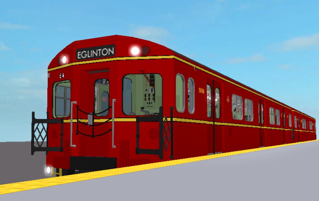Greeism On Twitter Fellow Torontonians I Introduce You To A Classic Subway Train The Gloucester Class G1 This Was The First Ever Subway Train Made For The Ttc Operating From 1954 To 1990 - roblox train vs car
