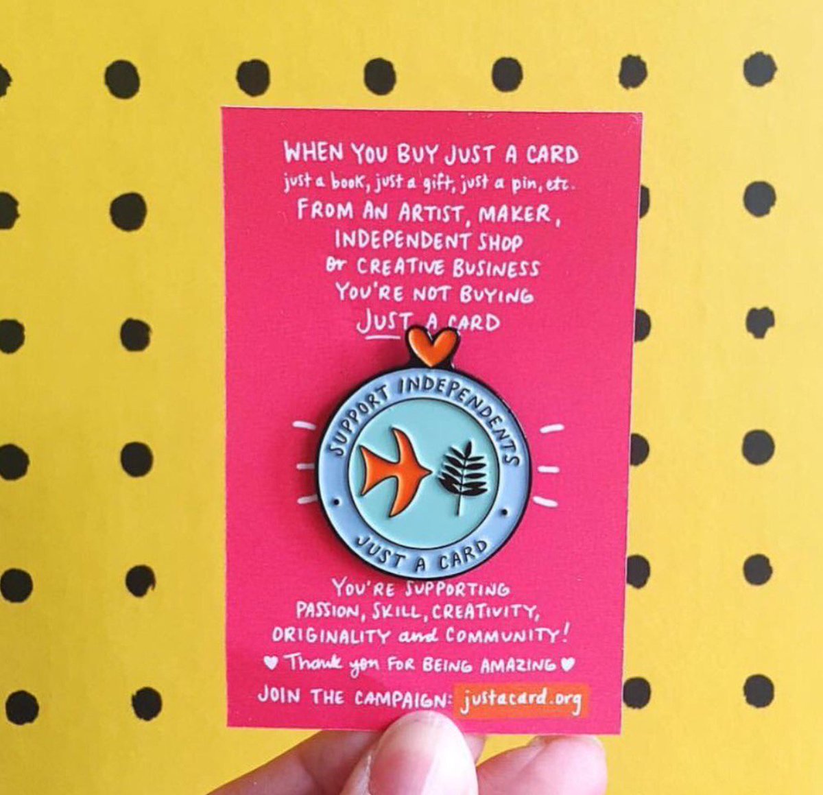 FRIENDS!

This is our PIN. It helps spread our message:

SUPPORT INDEPENDENTS!

We'd sell LOTS more if we put them on FB - but to reach lots of people we'd need to pay to boost the post.

If ONE of you buys one that'd pay for it. If 100 of you RT this then that'd help too. 😊👇