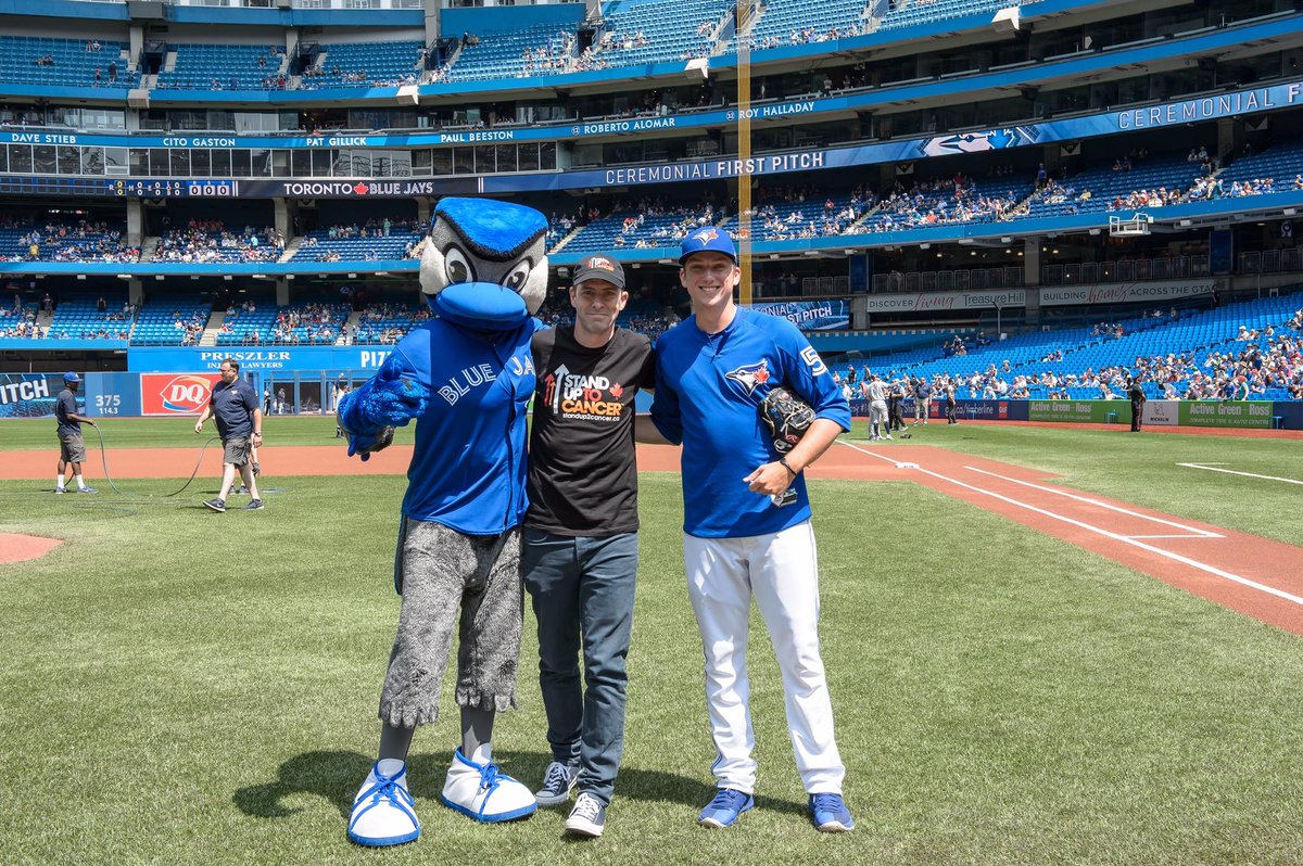 BlueJays's tweet photo. We were happy to be joined by Peter Dirks and members of @su2c_ca for yesterday's game. It was a pleasure having you! https://t.co/De03jaUwdd