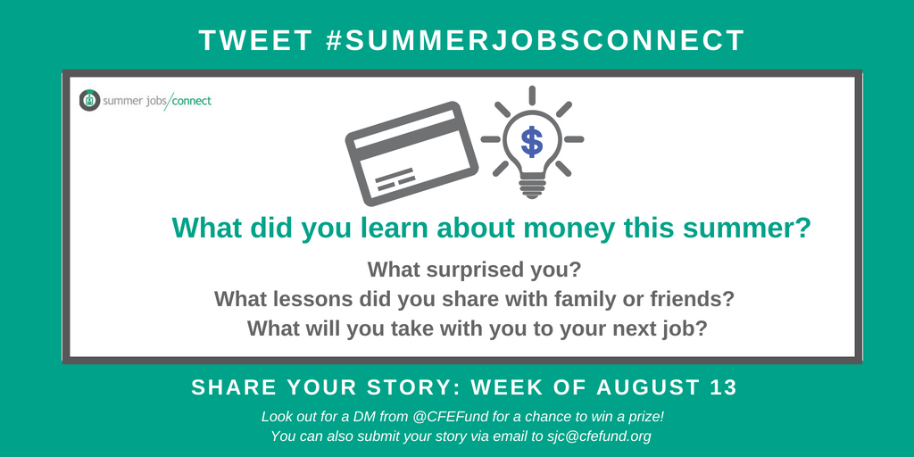 BankonDC's tweet photo. What did you learn about money this summer? Share your experiences with us! Let us know how the #YMM2018 did this summer. #YMM2018 #MBSYEP18 #SummerJobsConnect https://t.co/pE1EdUYdkh