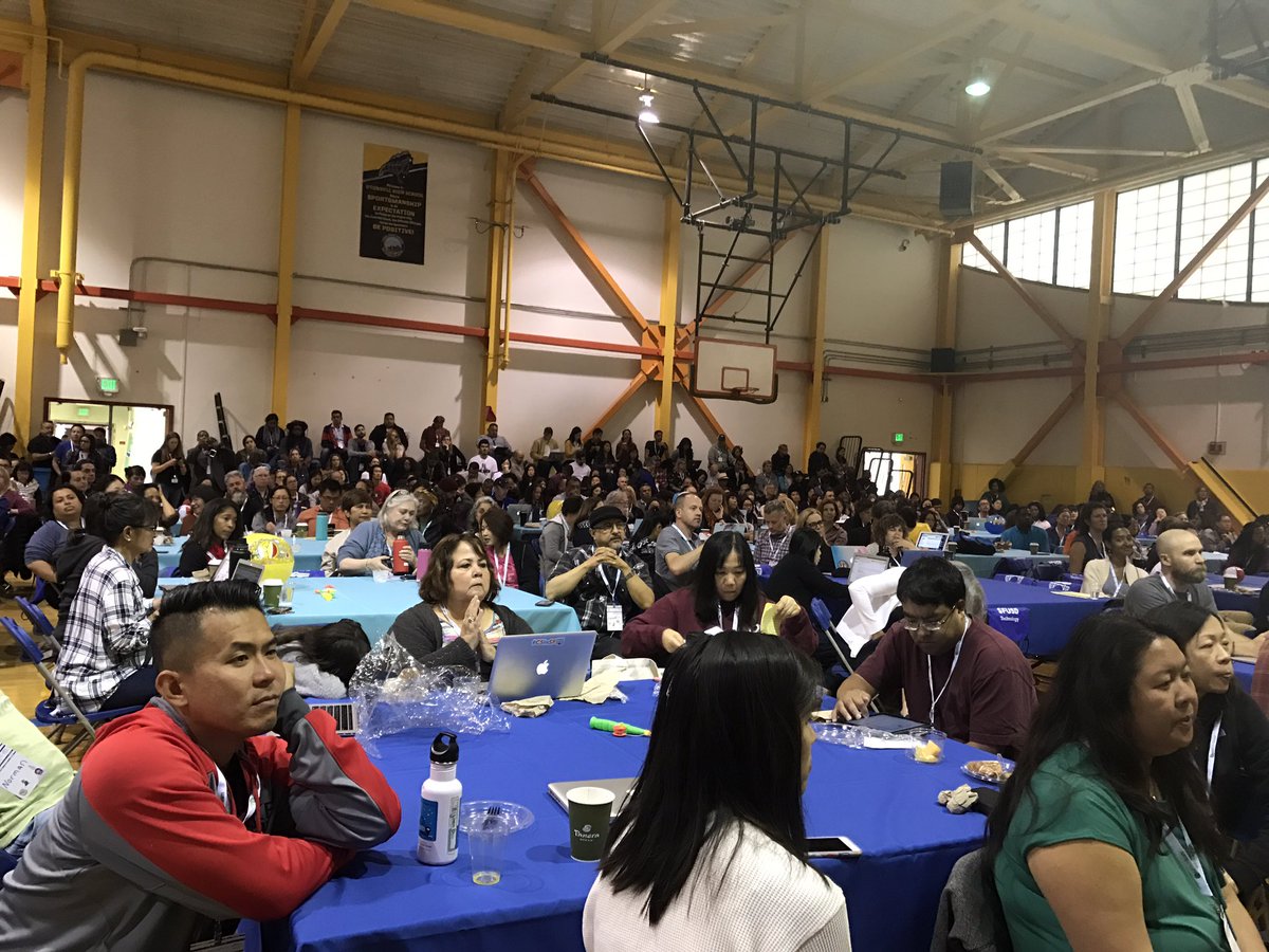 SFUSD_Supe's tweet photo. SFUSD's 3rd Annual Digital District Day.  1000 educators preparing ourselves to assist SFUSD's students to thrive in the 21st century. #WeAreSFUSD https://t.co/XwhhnJeNYo