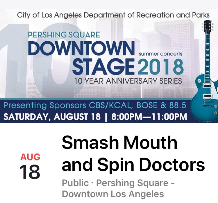 Let’s wrap up our 10 year summer concert celebration with another great show. More tickets available Tuesday at noon on Eventbrite.