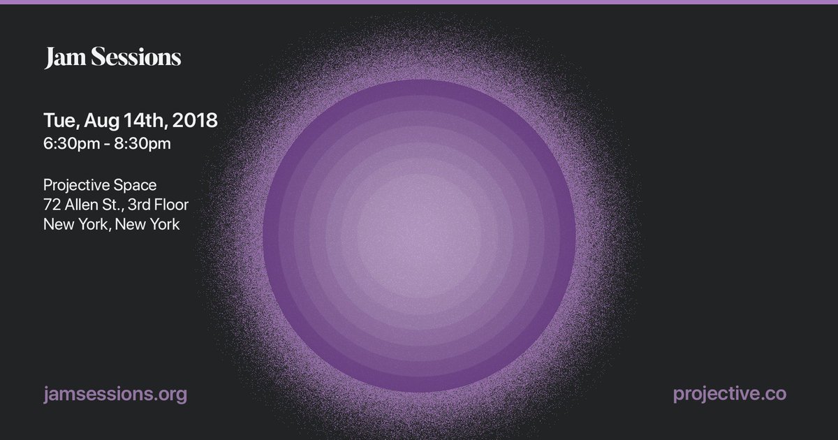 jamsessionsgo's tweet image. Yo! We’re having our next Jam Sessions #meetup tomorrow (Tues., Aug 14th) at @projectivenyc. Come, share what you’ve been working on with other makers!

#community #collaboration #productivity #motivation #mastermind #nyc