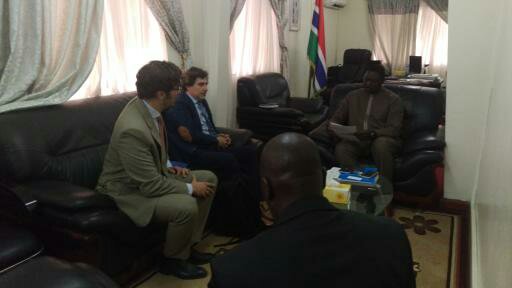 MOFAGambia's tweet photo. Foreign Minister Dr. Tangara received the Spanish Deputy Director General for Sub-Saharan Africa, Mr. Alberto Cerezo, who spoke about Spain's determination to support The Gambia in its democratisation process. https://t.co/T3HD8yselk