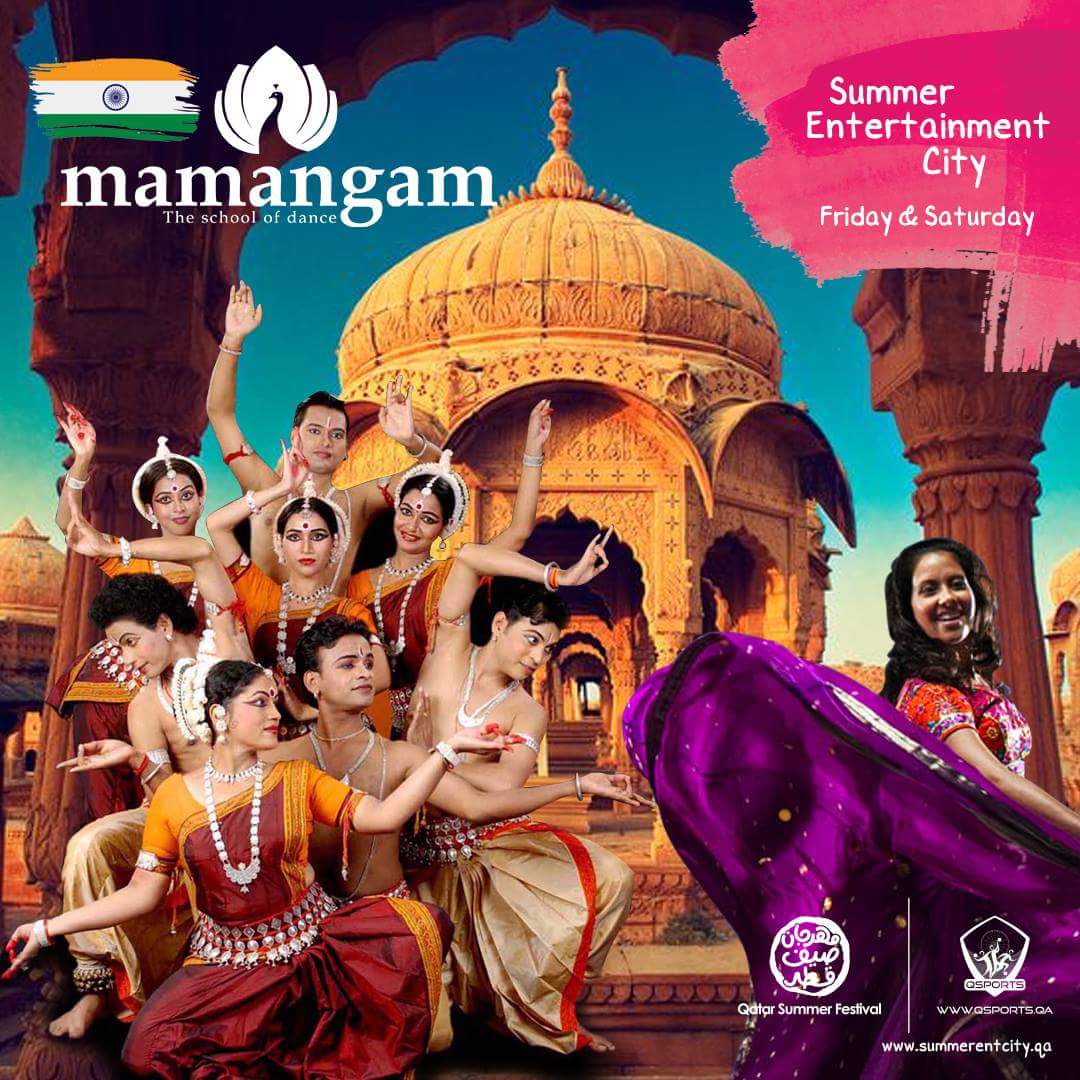 SummerEntCity's tweet photo. Visit #SEC at #DECC this weekend &amp; enjoy various beautiful #Indian Performances by #Mamangam Academy
زوروا المدينة الترفيهية الصيفية في @Deccqatar خلال عطلة نهاية الأسبوع القادمة للإستمتاع بمختلف العروض #الهندية الجميلة مقدمة من قبل مركز ممنجم للفنون
@QticketsLIVE @ILQLive https://t.co/UyeQPVMlME