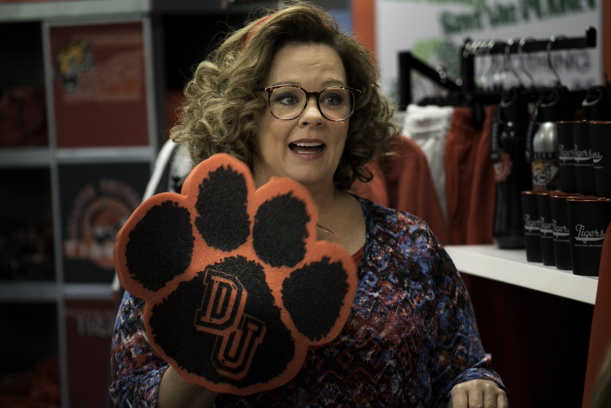 LOTPMovie's tweet photo. The first day #BackToSchool can be so bittersweet! #LifeOfTheParty https://t.co/Gx3HlokJyF