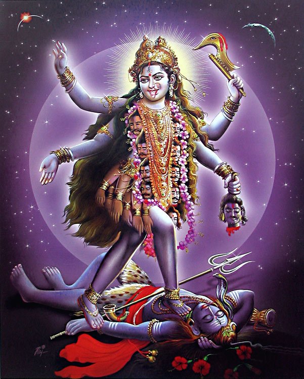 I am Goddess Kali, I rose from hell
But she is in love with Tom
I can't perish my anger in the world, I love him
Please don't fear me