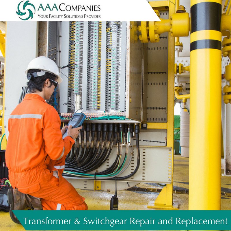 AAACompanies's tweet photo. Power transformers are the heart of your electrical system. Unexpected transformer failures can be disastrous for your business, so we provide Transformer &amp; Switchgear Repair and Replacement as part of our Electrical Services division. https://t.co/R9y4XKhjoF #contractor #replace https://t.co/oDAdlr3CAh