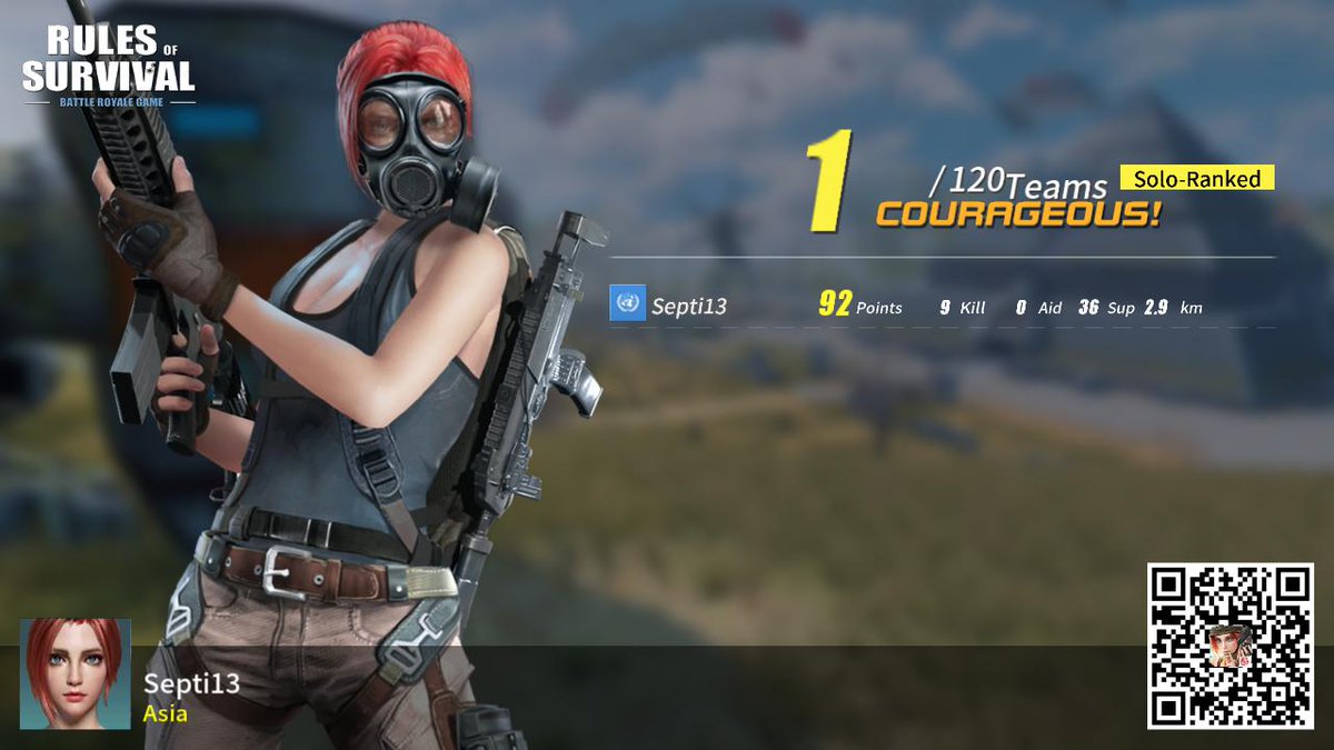#RulesofSurvival