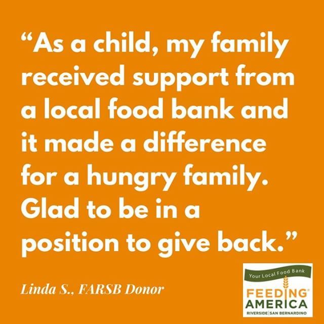 feedingie's tweet photo. Our donors have many different reasons for wanting to give back.. what will be yours? https://t.co/tVcHizissp
.
.
.
.
.
#foodbank #feedingamerica #farsb #wefeedtheie #feedingIE #givingback #giveback #philanthropy #riverside #sanbernardino #riversidecoun… https://t.co/diLgWBAruY https://t.co/1PTZHekxmR