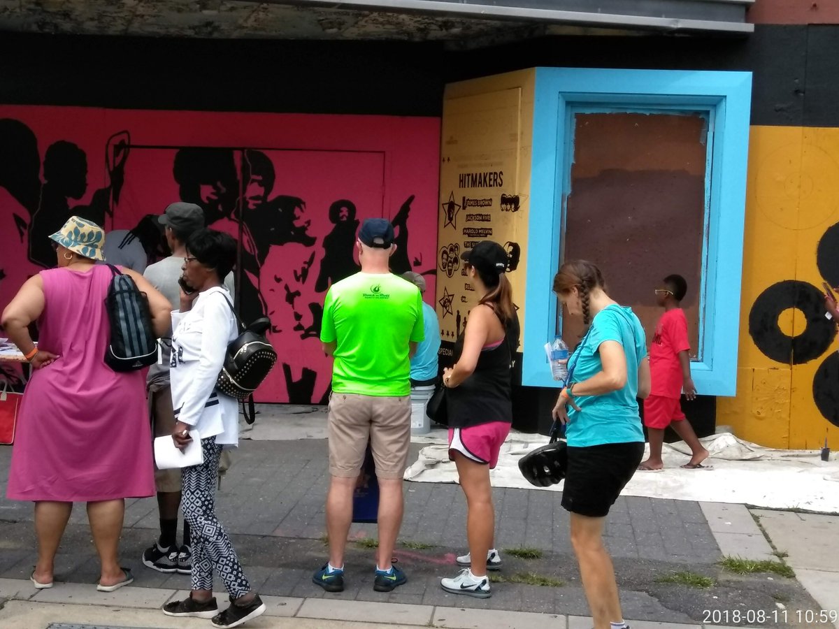 NCPCDC's tweet photo. Free Street was Awesome! And the reviews are in People loved the North Broad Street Railroad Black History Ticket. https://t.co/EhWMOolxMJ