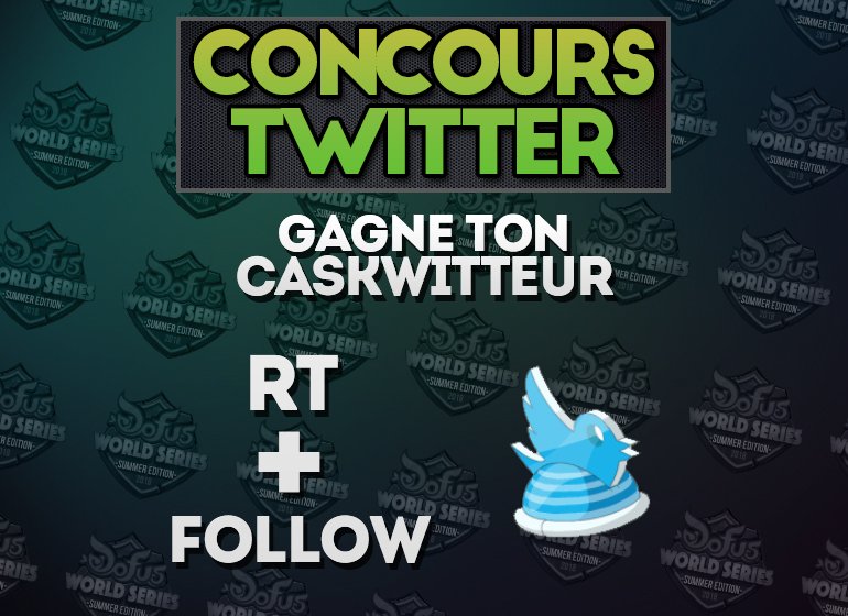 TheKOKOach's tweet photo. * CONCOURS *

Pour lancer les phases de Draft des DWS Summer 2018, le TKS vous fait gagner un Caskwitteur !

Pour le gagner, rien de plus simple:
- RT le tweet
- Follow le compte Twitter

Tirage le 22/08/18.

En attendant, enjoy les matchs !
Twitch: https://t.co/71Y3bNNPSp https://t.co/986BUek50w