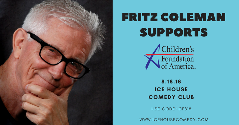 CFoundationofA's tweet photo. Get your friends together and join us THIS SATURDAY for an @icehousecomedy FUNd-raiser with #FritzColeman! Get your tickets now: https://t.co/8D4w2blNsF (use code: CF818) ๐#BeTheDifferenceCFA #Fundraiser #Donate #FosterCare #NBCnews #comedy #event #standupcomedy #IceHouseComedy https://t.co/z0tEiwJenx