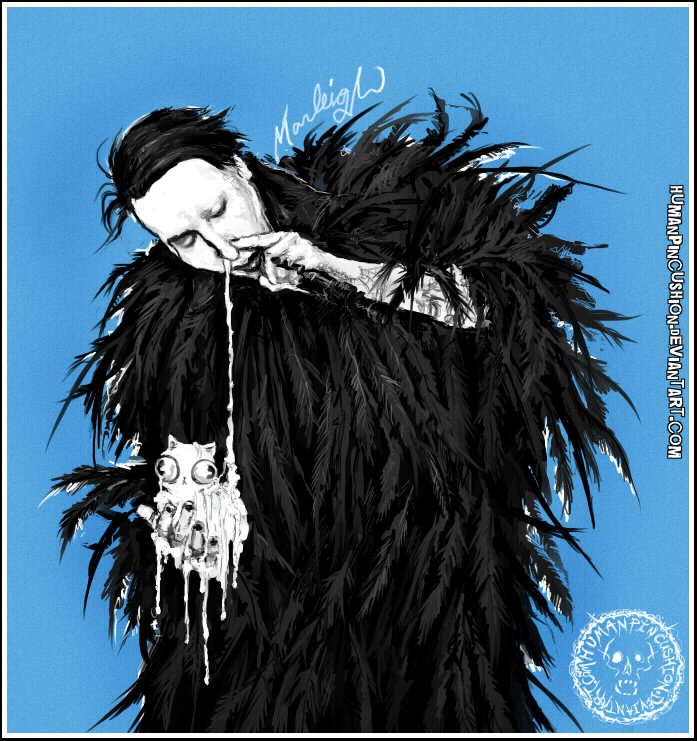on Twitter: "A drawing I did of one of my favorite recent photos of Marilyn Manson. @marilynmanson "SN0TKIT10" https://t.co/kIHk5IxAYn" / Twitter