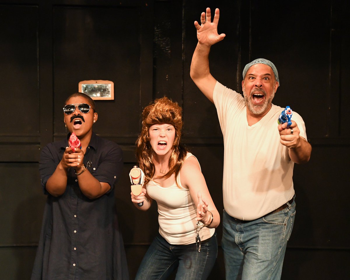 Our staged reading of CON AIR (1997) comes in for a landing THIS FRIDAY &amp; SATURDAY! Put on your oxygen mask and strap in for this (completely gender-swapped) action epic in the sky! conair2018.eventbrite.com