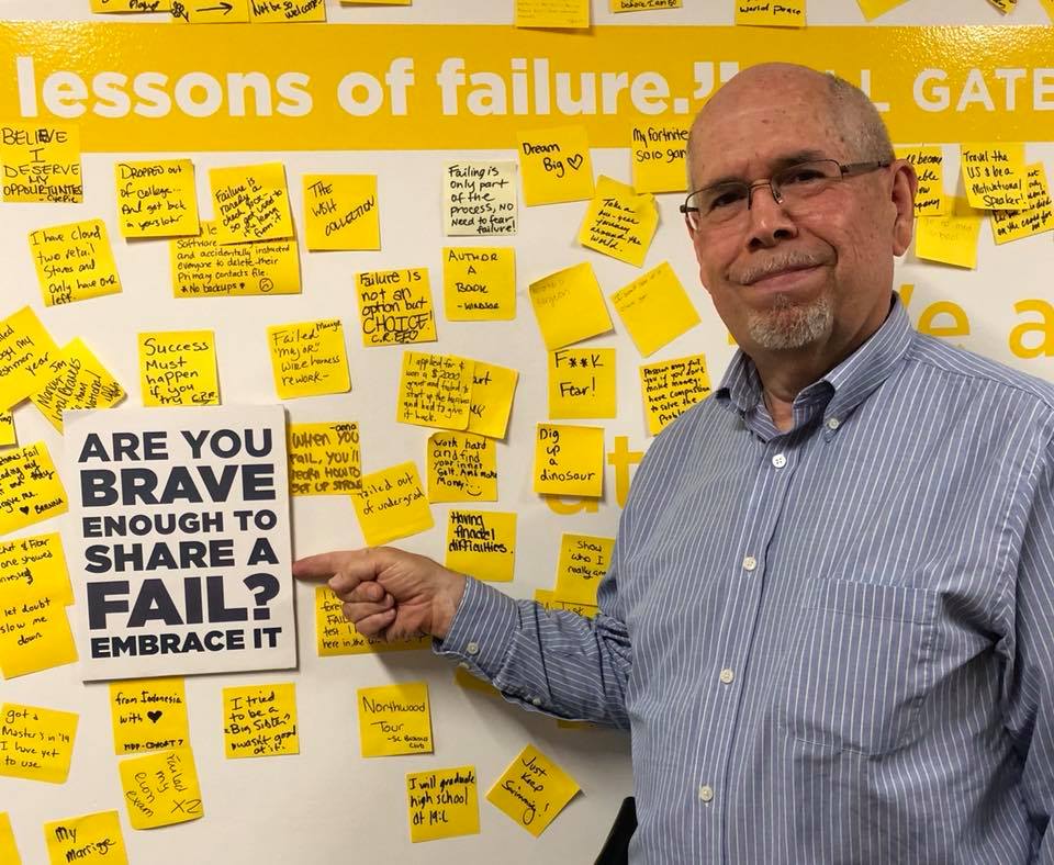 DALambertUSA's tweet photo. #MondayMotivation What can I learn from the #failurewall at @techtowndetroit? https://t.co/Oo5jKVVCkq
