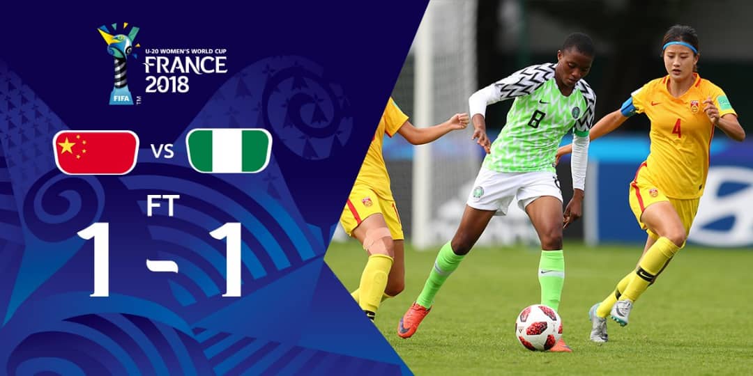 OfficialFcRobo's tweet photo. Congratulations girls, We did it. #SoarFalconets #U20WWC #Team9jaStrong #SupportTheNWFL #GirlsGotGame https://t.co/z9nPWGitpN
