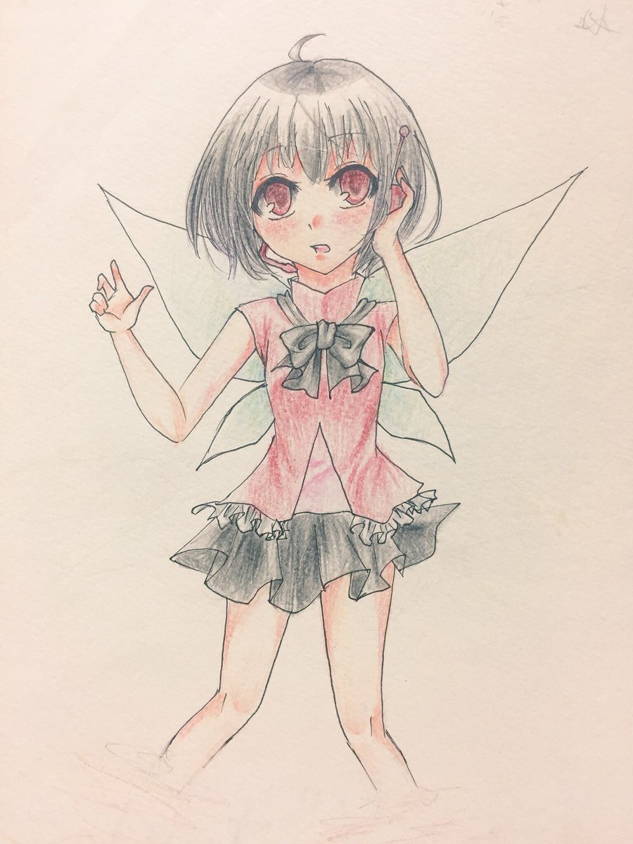 今中二の時使ってたスケブの続きから骨格練習とかやってるんですが、ふと息抜きに中二の時の絵のリメイクをしてみました⸜(๑⃙⃘'ᗜ'๑⃙⃘)⸝
←中二 現在→
まだ当時の絵がいくつか残ってるので #みりちゃんリメイク シリーズとしてやっていきたい(続くかは知らない)