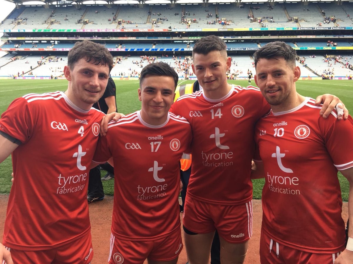 Extremely proud of our past pupils <a href="/BrennanRory/">Rory Brennan</a> <a href="/LeeBrennan13/">LeeBrennan</a> <a href="/SlickRick_8/">Richard Donnelly</a> and <a href="/mattydonn86/">Matthew donnelly</a> on making it to the All Ireland final with <a href="/TyroneGAALive/">Tyrone GAA</a>. #rolemodels