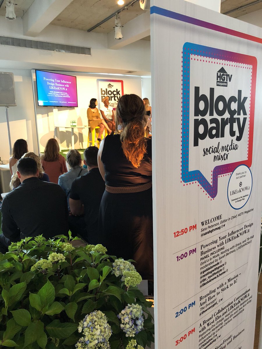 #HGTVMagBlockParty has begun! <a href="/HGTVMagPromo/">HGTV Magazine Promo</a>