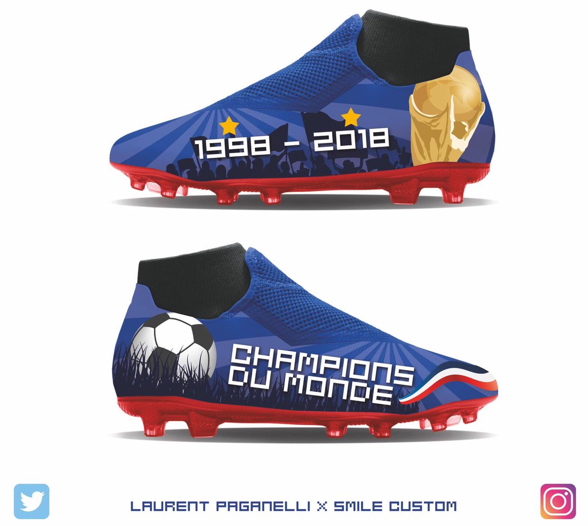 LaurentPaganel1's tweet photo. 50000 Followers! Avec @Provence_Spray ( allez vite sur smile.custom sur Instagram )on a décidé de vous faire gagner des crampons de champions😍 MAGIQUE ⚽️
Pour participer, très simple:
➡️ Retweet
➡️ Follow @LaurentPaganel1 vainqueur désigné parmi les RT Lundi 20 août ! PAGA https://t.co/y2x1LqelLE