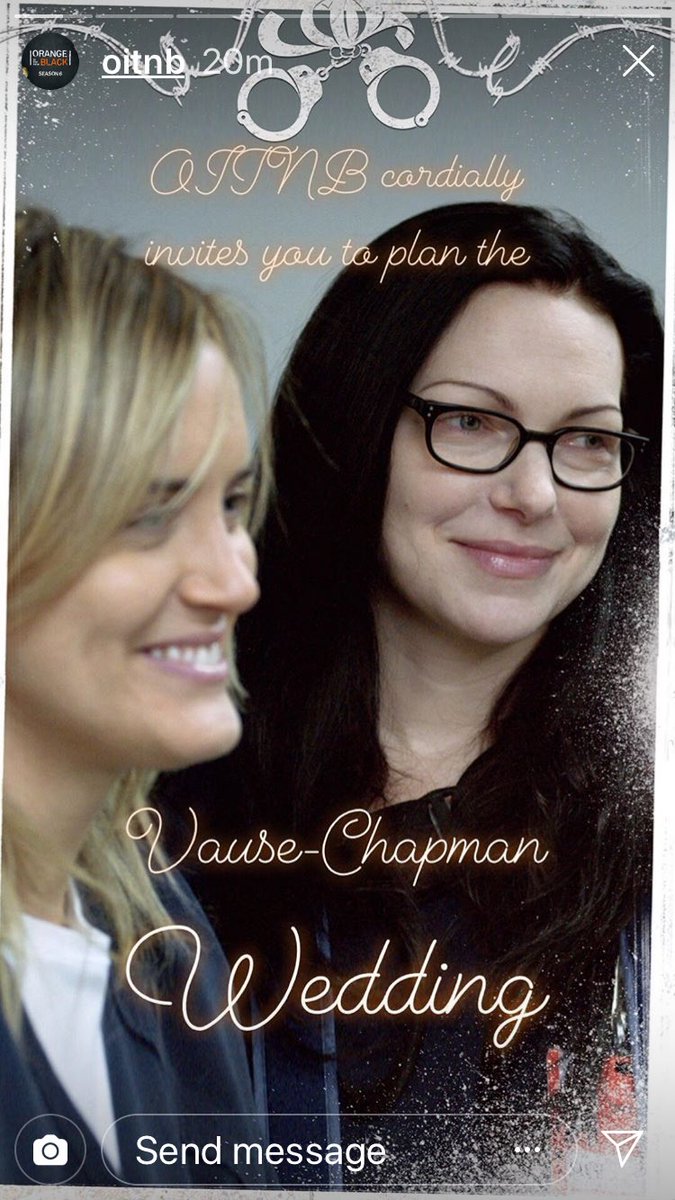 andreavauseman's tweet photo. 🌈Wedding 👰🏻 👰🏻     😍🏳️‍🌈💕❤️😍😘👌🏼   #wedding #OITNB6   Vause-Chapman  #familyorange #piperchapman #alexvause @TaySchilling @LauraPrepon @OITNB https://t.co/m4hkon4QvB
