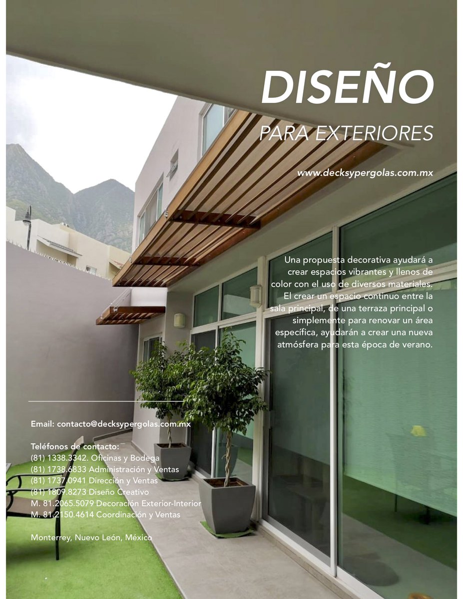 Decks y Pérgolas MTY (@decks_pergolas) / Posts / X