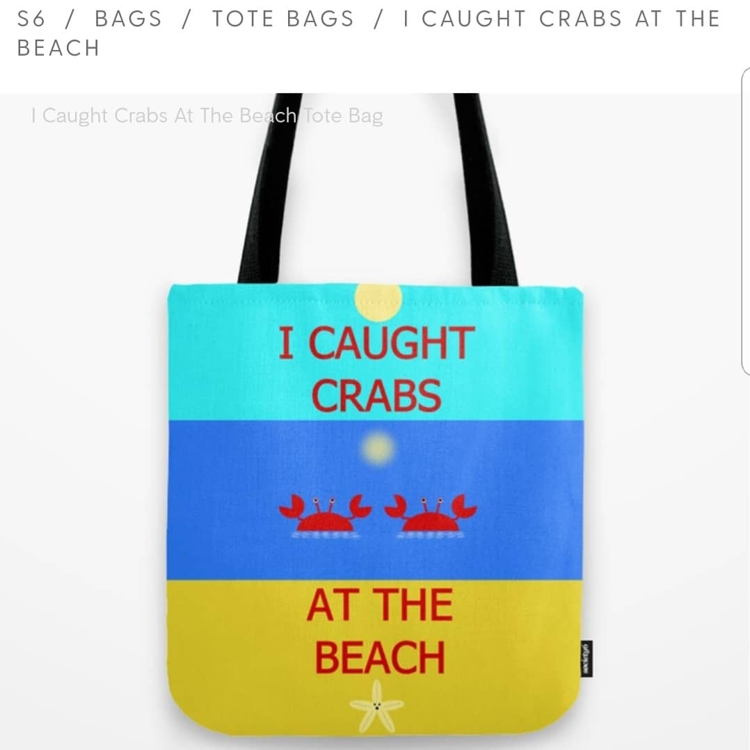 ClothesFrom's tweet photo. Got my first sale this week! If it was someone who saw the design here, thank you very much! 🤗
#society6 #firstsale #crabs #beach https://t.co/Kkp2zdGQu5