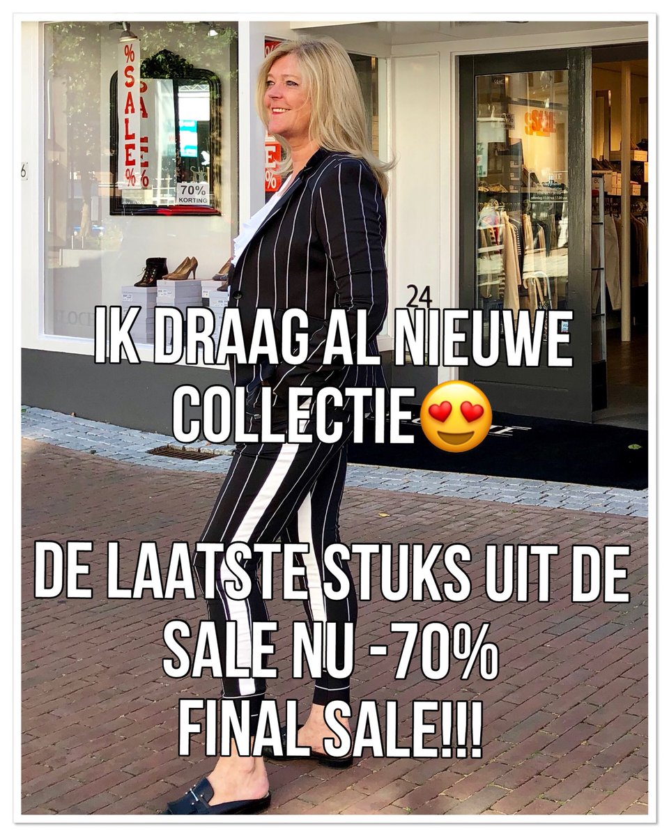 IlocheZutphen's tweet photo. Final Sale!!! Ruimte maken voor onze #nieuwecollectie  #hogekortingen. https://t.co/WqBU6kyqyU