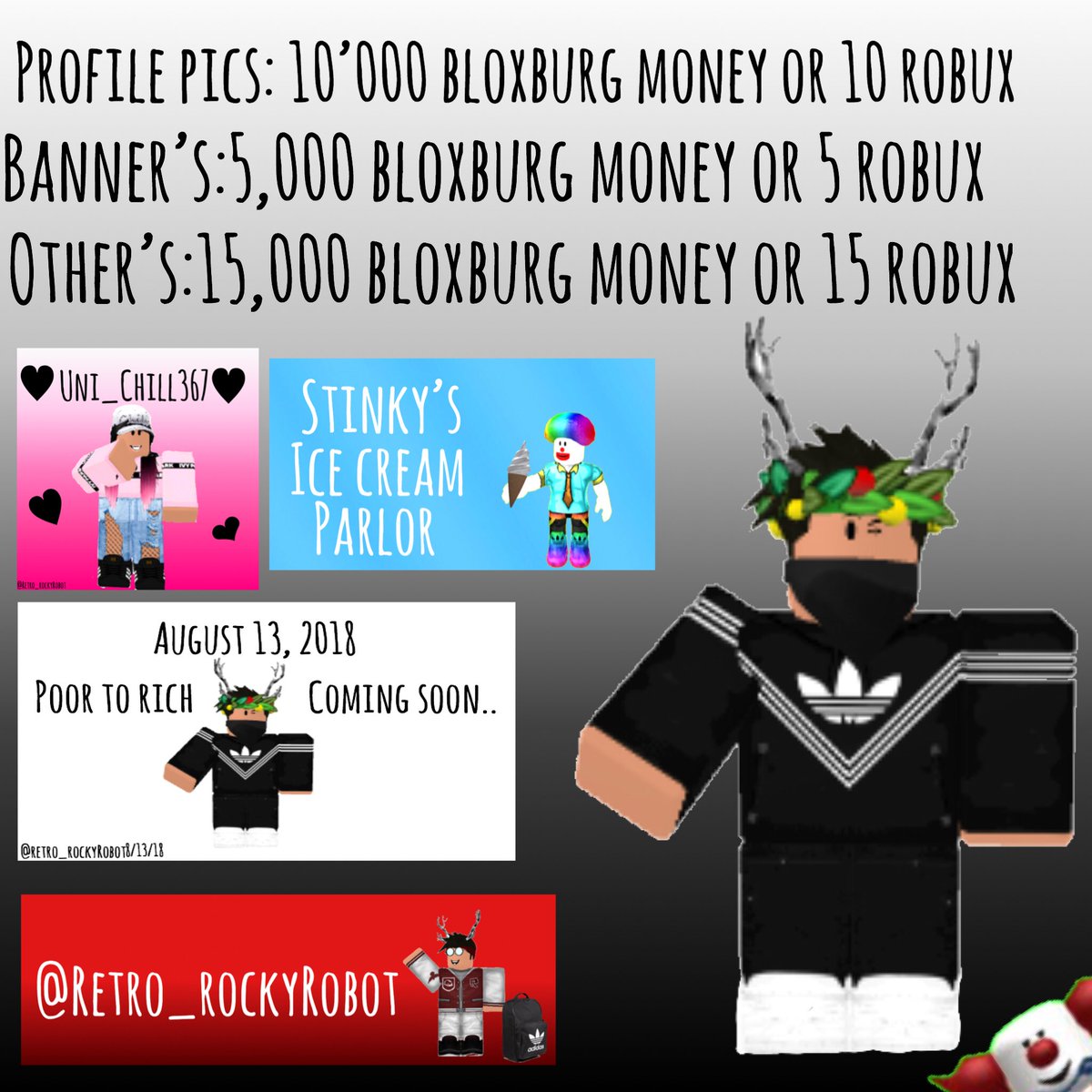 Bloxburg Money For Robux Redeem Roblox Codes Toys - im now doing 5 robux commissions roblox amino