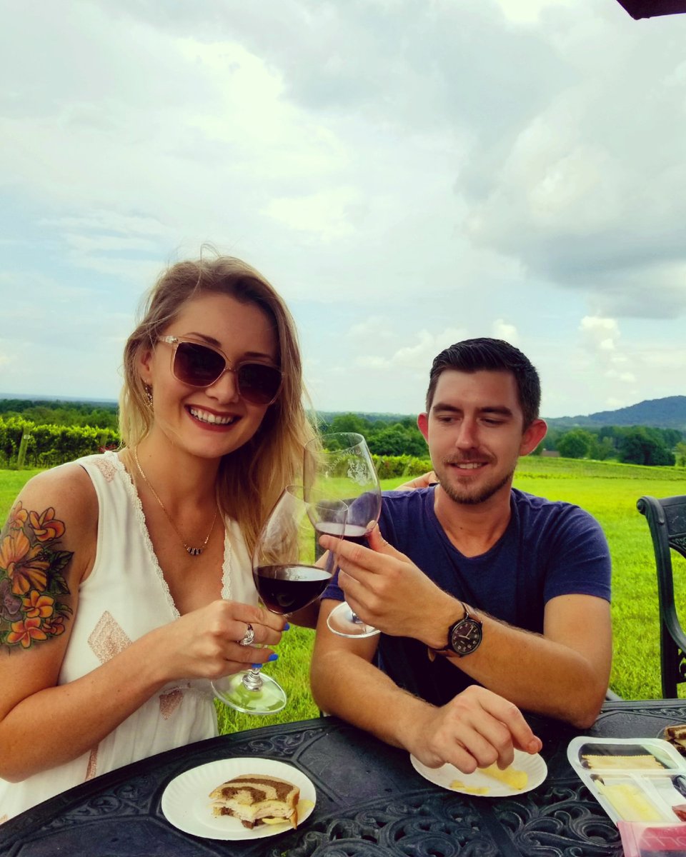 HadMerlot's tweet image. I have more #wine to come but I would like to shout out #Raffaldini #Vineyard &amp;amp; #winery in Ronda, #NorthCarolina for treating us so well earlier this weekend. Absolutley one of the most beautiful places I have ever seen! Here are some sweet pictures. 
Xoxo, RachieBaby