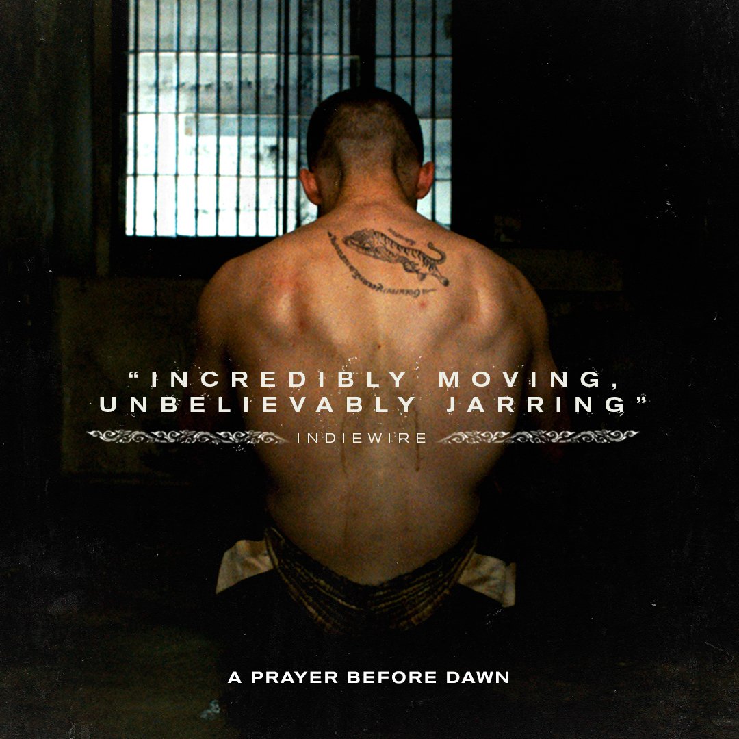 PBDMovie's tweet photo. #APrayerBeforeDawn is a tense and thrilling trip into one of Thailand’s most notorious prisons. Now Playing in Select Cities and Available on Digital.
https://t.co/d65YZwUFwR https://t.co/jIhTVimUzn
