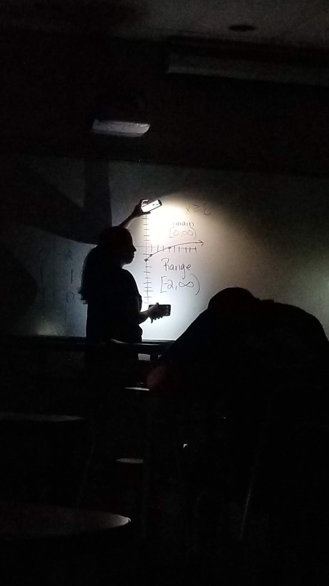 mesacc's tweet photo. We're in awe of our dedicated faculty! During the storm on Wednesday night, there was a blackout and Math Boot Camp Professor Roxanne Klassen finished her instruction with the assistance of cell phone flashlights. #dedicatedprofessors #communitycollege https://t.co/EVVa4mm5mY