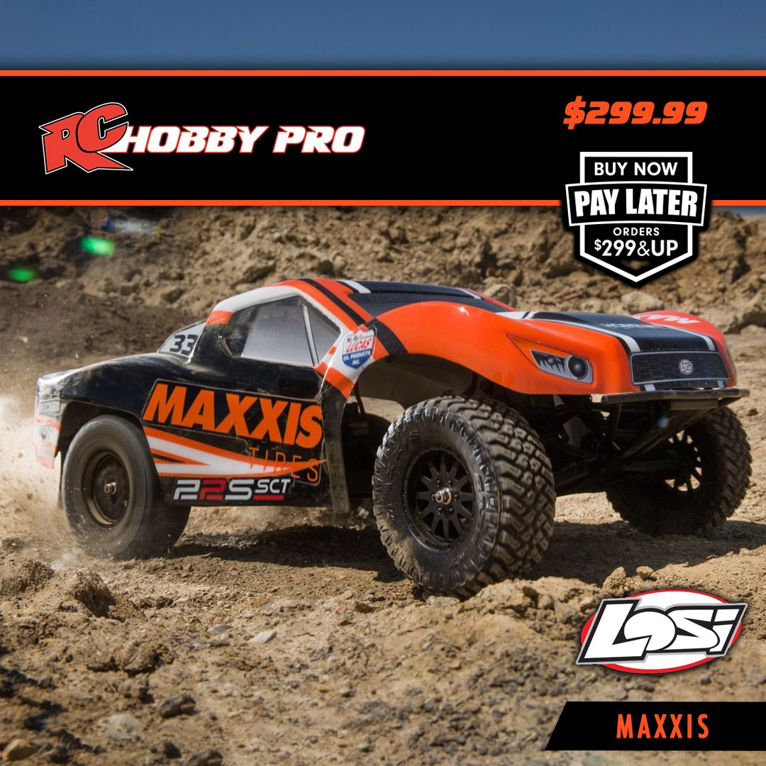 RChobbypro's tweet photo. 🙌 NEW PRODUCT ALERT 🙌 
#Losi 22S Maxxis SCT $299.99 / EASY FINANCING https://t.co/ZIGn5RTWec
#rc #rcshortcourse #rcpro #losimaxxis #losirc #rctrucks #dadtoy #rchobby #hobbypro #rcoffroad https://t.co/uIa3XJUl9H