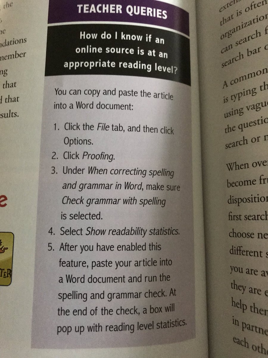 TLDSB_Pathways's tweet image. What!?!? Has anyone done this?? Someone with @Microsoft Word please verify if it works - I don’t have a computer right now! #potentialgamechanger #waytooeasytobelieve #leveledreading