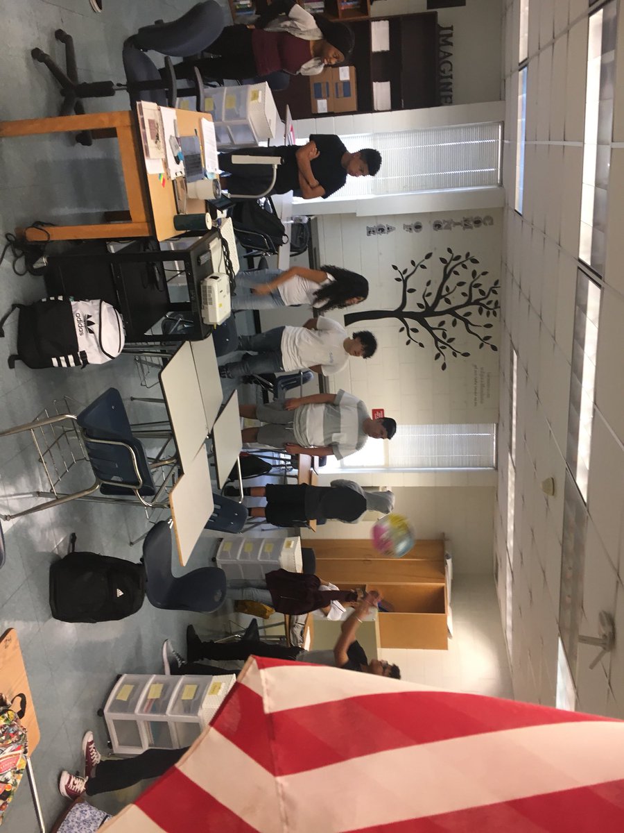 Today in English 1 and creative Writing we played “The Game of Catch” to get to know one another. @LHSMcCoy @LHSKleinTime <a href="/HCPSArea2/">HCPS Area 2</a> <a href="/LetoHighSchool/">Leto High School</a> #OneTeamOneGoalNoLimits