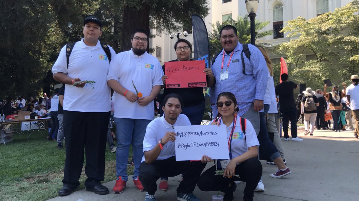 Bringing our stories with our movement fam to the Capitol to urge the yes vote on #sb1421 #ab931 and #sb1391 — bills that will literally save lives. #protectyourpeople #nomorecopouts #dreambeyondbars