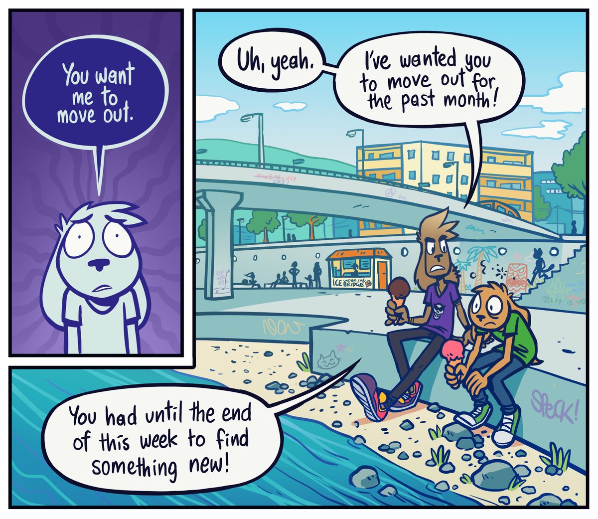 WeirdogsComic's tweet photo. Weirdogs is a #webcomic following the life of Dodger, a lazy pup who suddenly finds himself having to grow up.

Read it at https://t.co/1LXMsSTlQq if you're looking for:

> goofy #sliceoflife #comedy
> cute #anthro friends
> colorful #cartoon art https://t.co/3fz5ce9ZV6