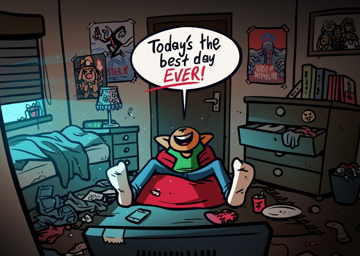 WeirdogsComic's tweet photo. Weirdogs is a #webcomic following the life of Dodger, a lazy pup who suddenly finds himself having to grow up.

Read it at https://t.co/1LXMsSTlQq if you're looking for:

> goofy #sliceoflife #comedy
> cute #anthro friends
> colorful #cartoon art https://t.co/3fz5ce9ZV6