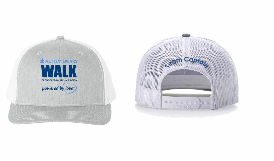 AutismSpeaksSWF's tweet photo. Calling all Team Captains!  Receive this special edition Team Captain hat when you register 5 team members and work together increase your team total by $400 this week!  Check your email for details!  Didn't get an email?  Comment below and we'll get one sent to you! https://t.co/tvC0clawSx