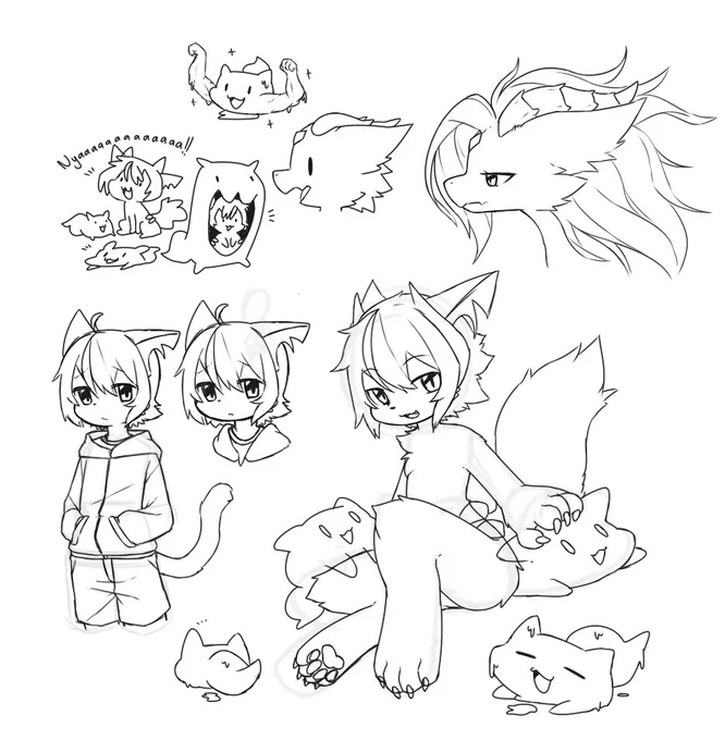 did some random stuff tonight  _(:3 」∠)_

what am i doing... 