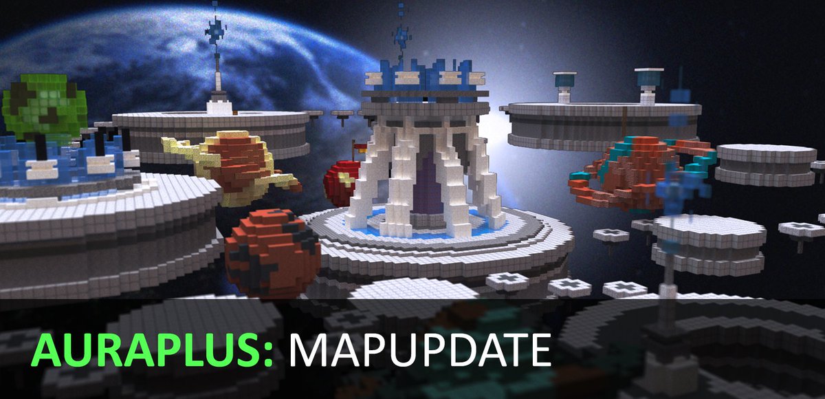 GommeHDnetBT's tweet photo. ⚜️ MAP-UPDATE! ⚜️

Am heutigen Montag präsentieren wir euch ein AuraPlus-Update! Dazu gehören einige überarbeitete Maps, eine neue Wartelobby und 8 neue Maps!

🔹Long
🔹Space
🔹Xitoy
🔹Egypt
🔹Kinoko
🔹Sekai
🔹Mythical
🔹Japan

Alle Infomationen: https://t.co/jCqIVDo5QM https://t.co/xR1bP5XXpl