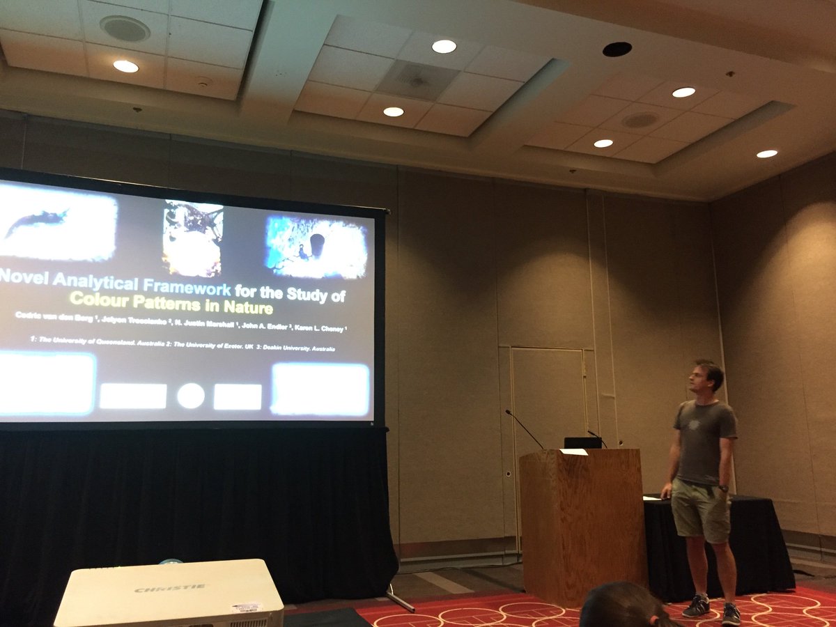 Bibiana Rojas (@biobiiana) on Twitter photo .<a href="/vancedberg/">Cedric van den Berg</a> presents a novel method for quantifying colour patterns in nature! #colsci #BehavEcol2018 .<a href="/vancedberg/">Cedric van den Berg</a> presents a novel method for quantifying colour patterns in nature! #colsci #BehavEcol2018