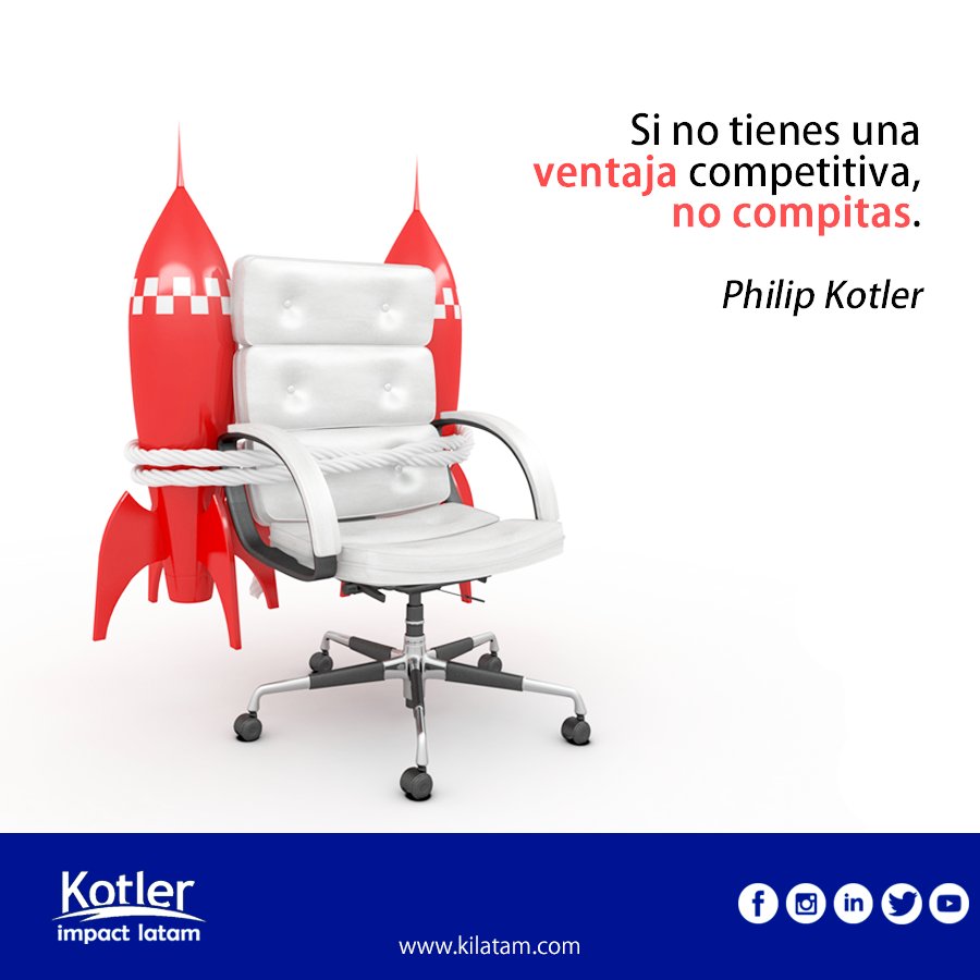 Si no tienes una ventaja competitiva, no compitas. 

Philip Kotler

#Feliz #Lunes #FraseDeLunes #Kotler #PhilipKotler #Marketing #MarketingEstrategico #SoyImpactoKotler #SoyLatam #kilatam #SoyKiLatam #KotlerImpact #KotlerImpactLatam #SoyKiLatam #Iberoamérica