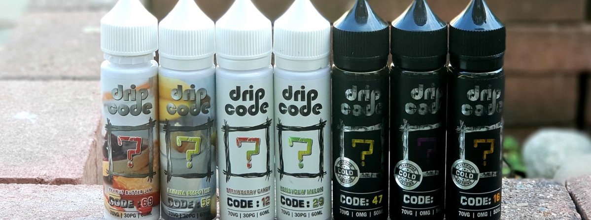 PVapes's tweet photo. Want to be in with a chance of winning one of three sets of the Drip Code range? https://t.co/iNoR6ZafTh #vaping #vapegiveaway #eliquid #shortfills #vapecomp #dripcode https://t.co/vkK3nxM2SN