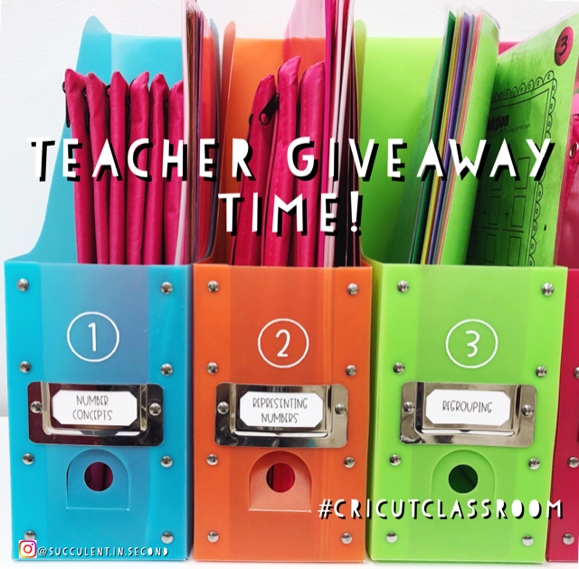 cricut's tweet photo. Calling all of our Cricut-loving teachers! It's #giveaway time! We want to give 10 deserving teachers a Cricut Maker, an EasyPress 2, and $250 in Cricut supplies! Winners will be chosen on August 27,  check our next tweets for two ways to enter! #CricutClassroom https://t.co/L3patD7ohz
