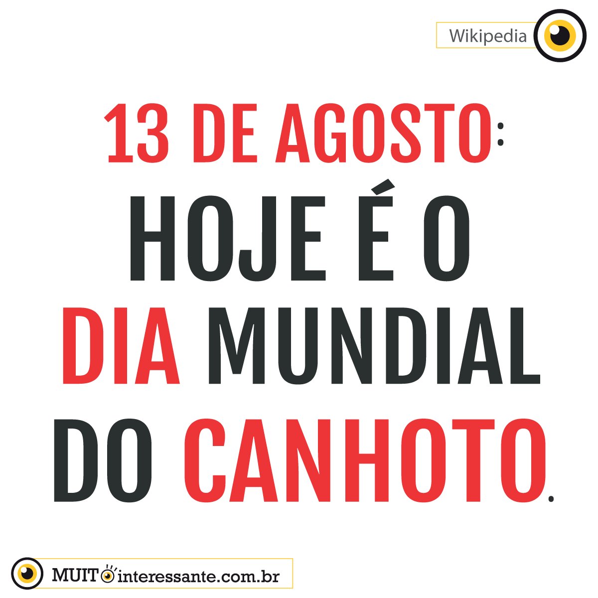 MUITOinteressante auf Twitter: "Hoje é o #DiaDoCanhoto! O Dia ...