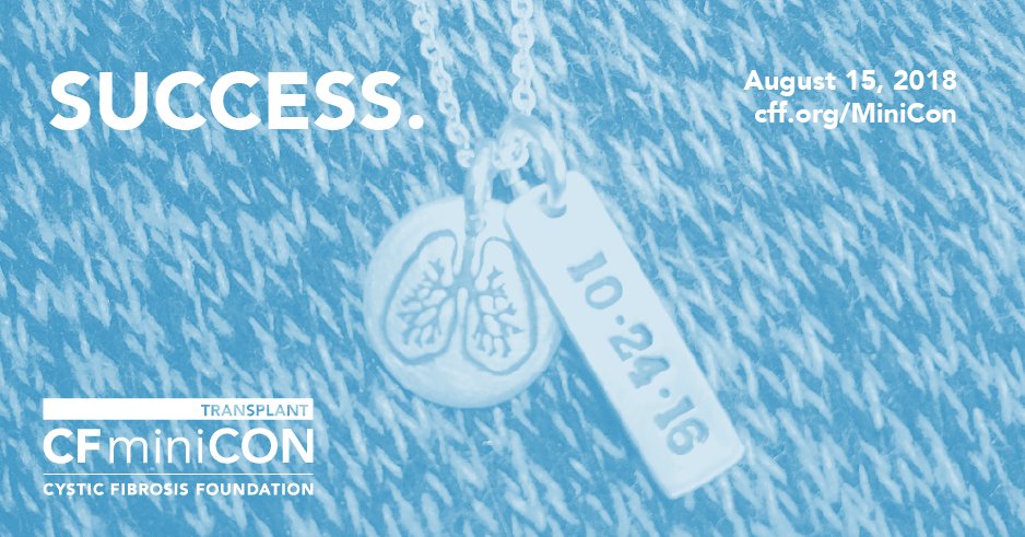 CF_Foundation's tweet image. Deciding to get a transplant can be one of the most difficult decisions for people living with #cysticfibrosis and their families. Register today to connect and learn from others who made the decision at CF MiniCon: Transplant. on.cff.org/2OAF6W3
